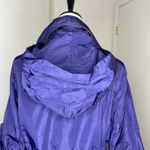 Maya Reyes Women's Lightweight Full Zip Jacket Hood Normcore Preppy Roll Tab S Blue Photo 3