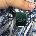 Ralph Lauren Lauren  Blue Printed Button Down Shirt Size Large Photo 2