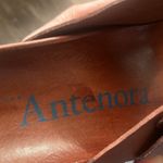 Antenora brown Leather Sandals size 39 or 9 slides handmade Italy buckles NEW Photo 5