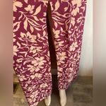 Patrons of Peace  Purple and Cream Floral Maxi Skirt Photo 5