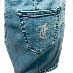 Juicy Couture  Blue Denim Bodycon Sleeveless Mini Dress Size Medium NWT Photo 6