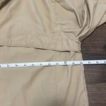 IZOD Women’s  Tan Short Sleeve 3/4 Zip Utility Shirt, Size XL Photo 3