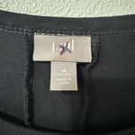 J Jill 3/4 Sleeves Stretch Jersey Tunic Dress Knee Length Black Medium Petite MP Size undefined Photo 4