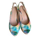 Stuart Weitzman 
Jean Patent Leather Slingback Wedge Sandals Photo 7