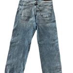 We The Free Women's Free People  Risk Taker Denim Blue Baggy Jeans Size 30 Photo 2