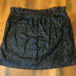 Joe Fresh  Skirt Large Black Sequined Mini Elastic Waist Lined Photo 0