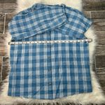 Madewell Ruffle Neck Top in Cowell Plaid Photo 5