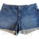 Old Navy  Raw hem shorts Size 28 High-rise slouchy Straight secret slim pockets Photo 0