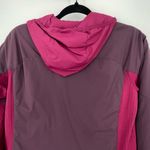 Jack Wolfskin Womens Color Block Purple Hooded Zip Photo 3