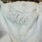 Lulumari COPY - Anthro. brand- blue lace embroidered off shoulder flutter top ✨🎀… Photo 5