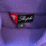 Shephe Purple Turtleneck Cashmere Sweater Size Medium Photo 4