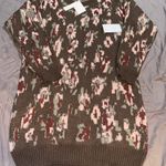 Nordstrom STITCHED DROP FLORAL SWEATER DRESS Photo 0