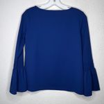 Ann Taylor  Petite Blue Top Photo 3