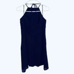 Gap  Navy Blue Eyelet Halter Dress Mini Size 6 Summer Dress Casual Croquette Twee Photo 4