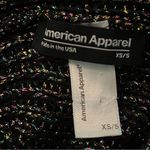 American Apparel  Sparkle Crop knit sweater Tank size S/XS stretchy chunky knit Photo 3