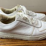 MCM  Cream Leather Sneakers 37 Photo 0
