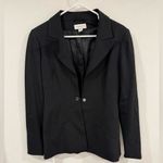 Karl Lagerfeld  x H&M Black Wool Blazer Chain Button Women’s Size 8 EUC Photo 2