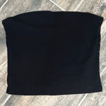Arcteryx Like New Aritzia TNA Chill Black Basic Strapless Tube Top Knit Stretch Size L Photo 0