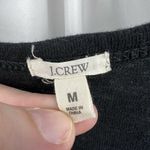 J.Crew Three Tiered Scalloped Overlay Black Tank Top Size Medium Photo 3