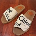 Chloé Chloe | Woody Slide Sandals White Cream 36 Photo 2