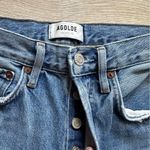 AGOLDE  '90s distressed high rise straight-leg jeans Photo 2