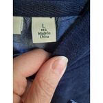 L.L. Bean Red and Blue Striped Hoodie Long Sleeve Tee‎ Size Large Photo 4