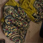 Hello Miss -strapless paisley, satin  maxi dress L Photo 7