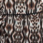 Ro & De Sheer Animal Print Blouse Photo 6