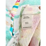 John Mark  Novelty Mix Print Button Front Roll-Tab Sleeve Tunic Sz M Photo 8