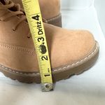 Universal Threads Womens Universal Thread Chunky Lace Up Ophelia Tan Combat Boots 8 Faux Suede Photo 8