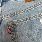 Levi's Levi’s button fly high rise vintage 90s Y2K distressed denim jean shorts size 27 Photo 6
