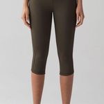 Lululemon Women’s  Squad Goals Crop 17" Leggings Dark Olive sz 10 Rare Photo 0