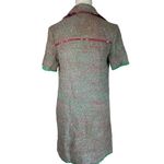 Etro Collared Shirt Dress in Green Pink 38 New Womens Tweed Boucle Mini Size undefined Photo 6