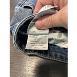 Levi's Denizen From High-Rise Distressed Denim Shorts Size 16 Photo 7