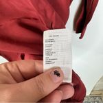 COS  Long Sleeve Solid Maroon Shift Dress Size 6 Photo 4