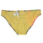 Aerie  Bikini Bottoms Tropical Floral Print Yellow Green Pink Blue Size S Photo 3