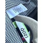 IZOD Golf Perform x Black & White Gingham Windbreaker Jacket Hooded Full Zip L Size L Photo 9