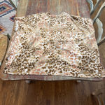 Women's Oddy Leopard Print Short Sleeve Tee One Size Brown Beige Photo 9
