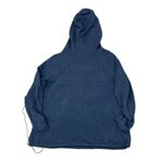 Lafayette 148 New York Navy Blue Linen Blend Hooded Wrap Sweater Size Large Photo 1
