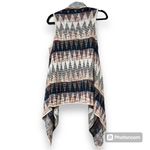 Jolt  women’s size small open front knit cardigan western geometric design NWT Photo 1