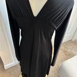 New York & Company Black Wrap Front Dress – NWT, Long Sleeve, Size Medium Photo 3