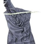 Adrianna Papell Hailey Logan by  One Shoulder Ruffled Lined Dress Periwinkle Purp Photo 6