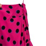 Derek Lam 10 Crosby Taula One Shoulder Dress Pink Polka Dot Ruffle Hem Size 2 Photo 5