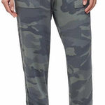 Splendid  Women's Green Camo Pocket Elastic Drawstring‎ Knit Jogger Pants Size S Photo 0