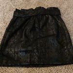 Haute Monde Suede Snakeskin Print Mini Skirt  Photo 1