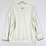 Adidas Tennis Academy Crew Sweatshirt Size Large Oversized Preppy Old Money Photo 3