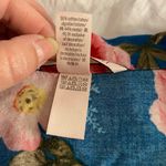 Victoria's Secret Floral Satin Pajama Top Blue Rose Print Victoria’s Secret M Photo 3