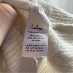 Lulus  Heart to Heart Striped Sweater in Ivory Multi Size‎ Small Photo 4