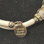 🇮🇹 Murano Glass Beads Memory Wire Bracelet OS Photo 3