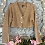 Wild Fable Sweater  Comfy Shrug Fluffy Cardigan Button Crop Womens XS Oversized Photo 5